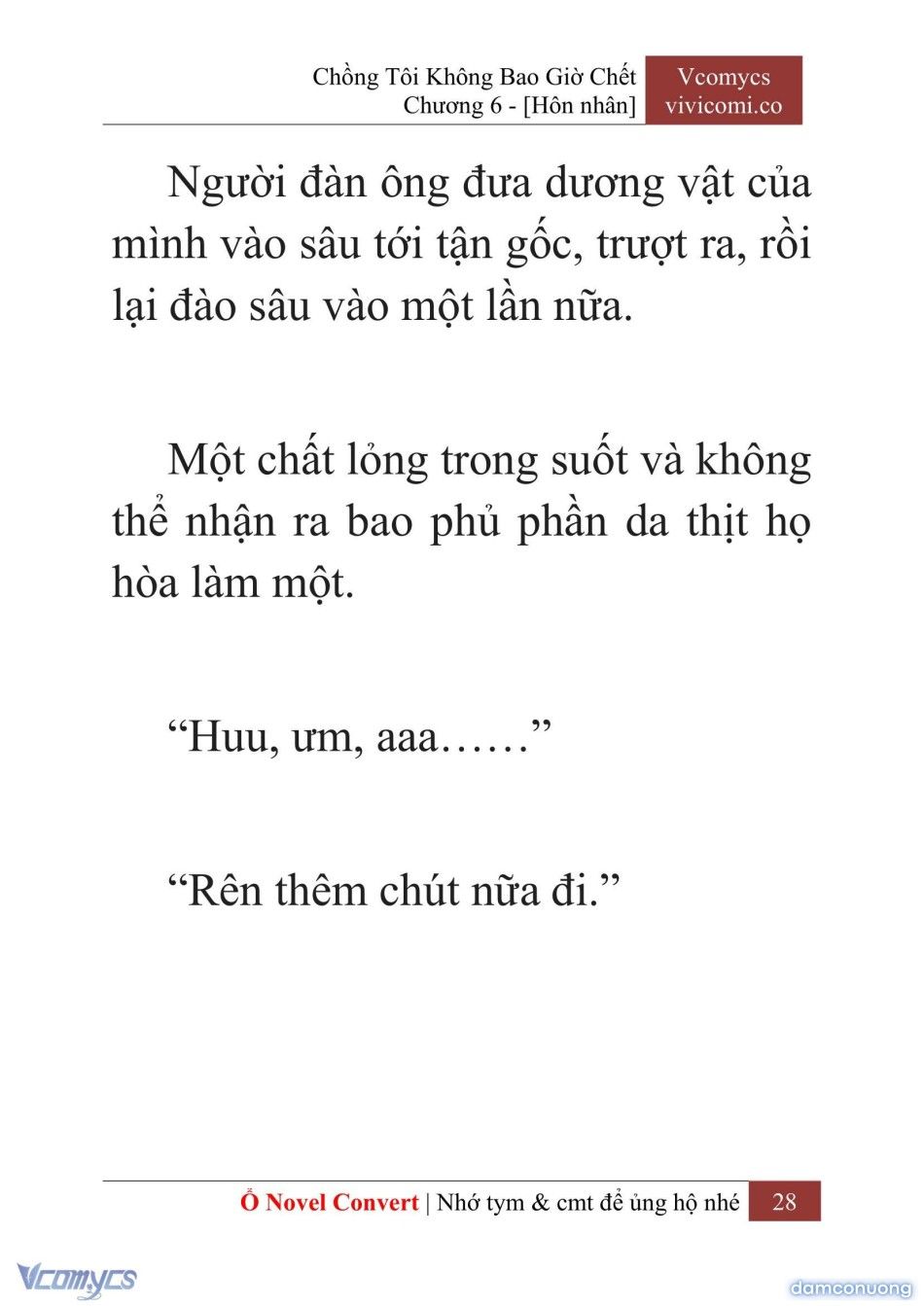 đọc truyện [novel] Chồng Tôi Không Bao Giờ Chết Chương 6 ảnh 31 tại Thiên Thai Truyện