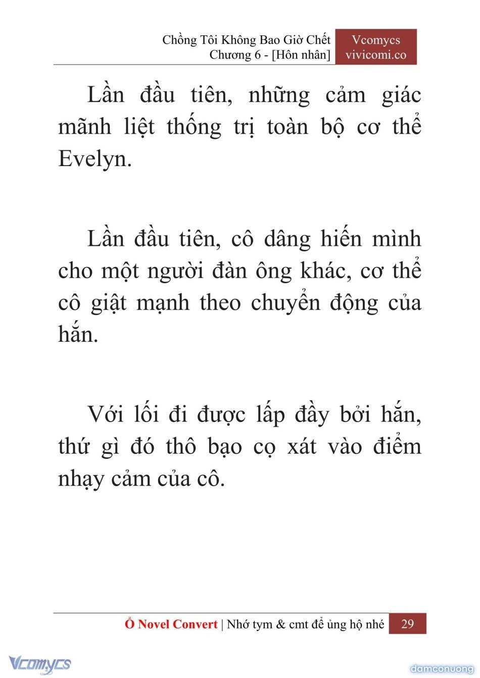 đọc truyện [novel] Chồng Tôi Không Bao Giờ Chết Chương 6 ảnh 32 tại Thiên Thai Truyện
