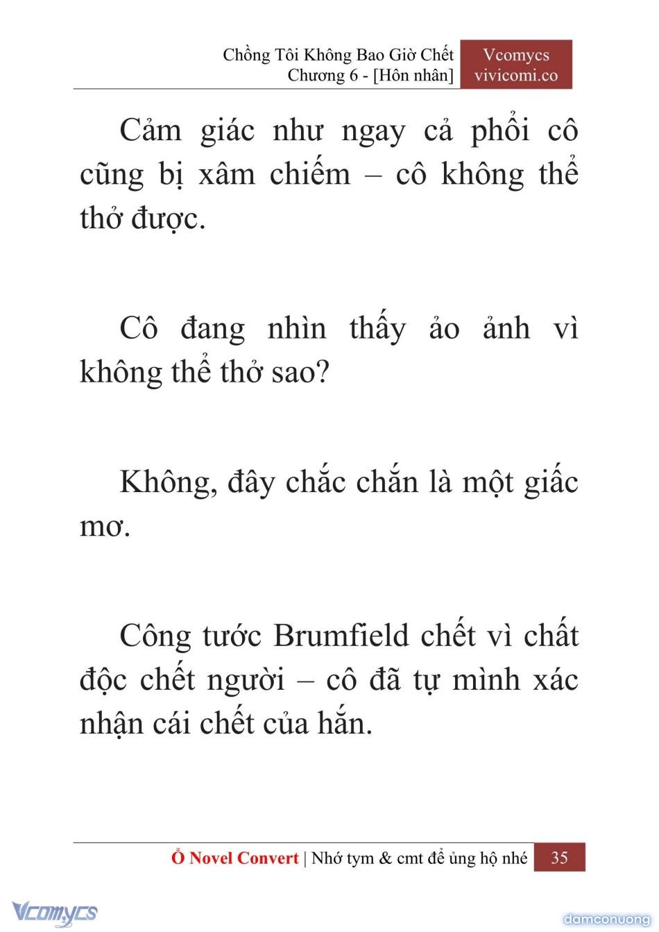 đọc truyện [novel] Chồng Tôi Không Bao Giờ Chết Chương 6 ảnh 38 tại Thiên Thai Truyện
