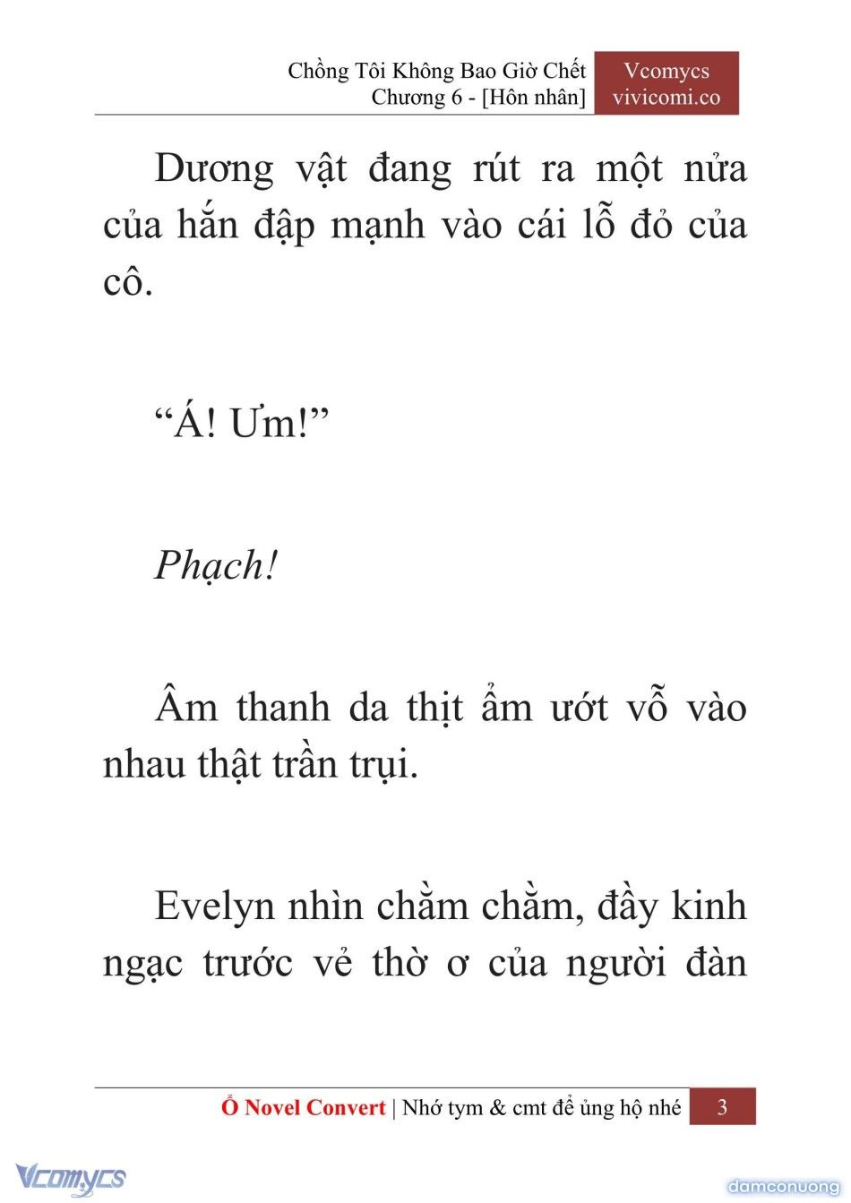 đọc truyện [novel] Chồng Tôi Không Bao Giờ Chết Chương 6 ảnh 6 tại Thiên Thai Truyện