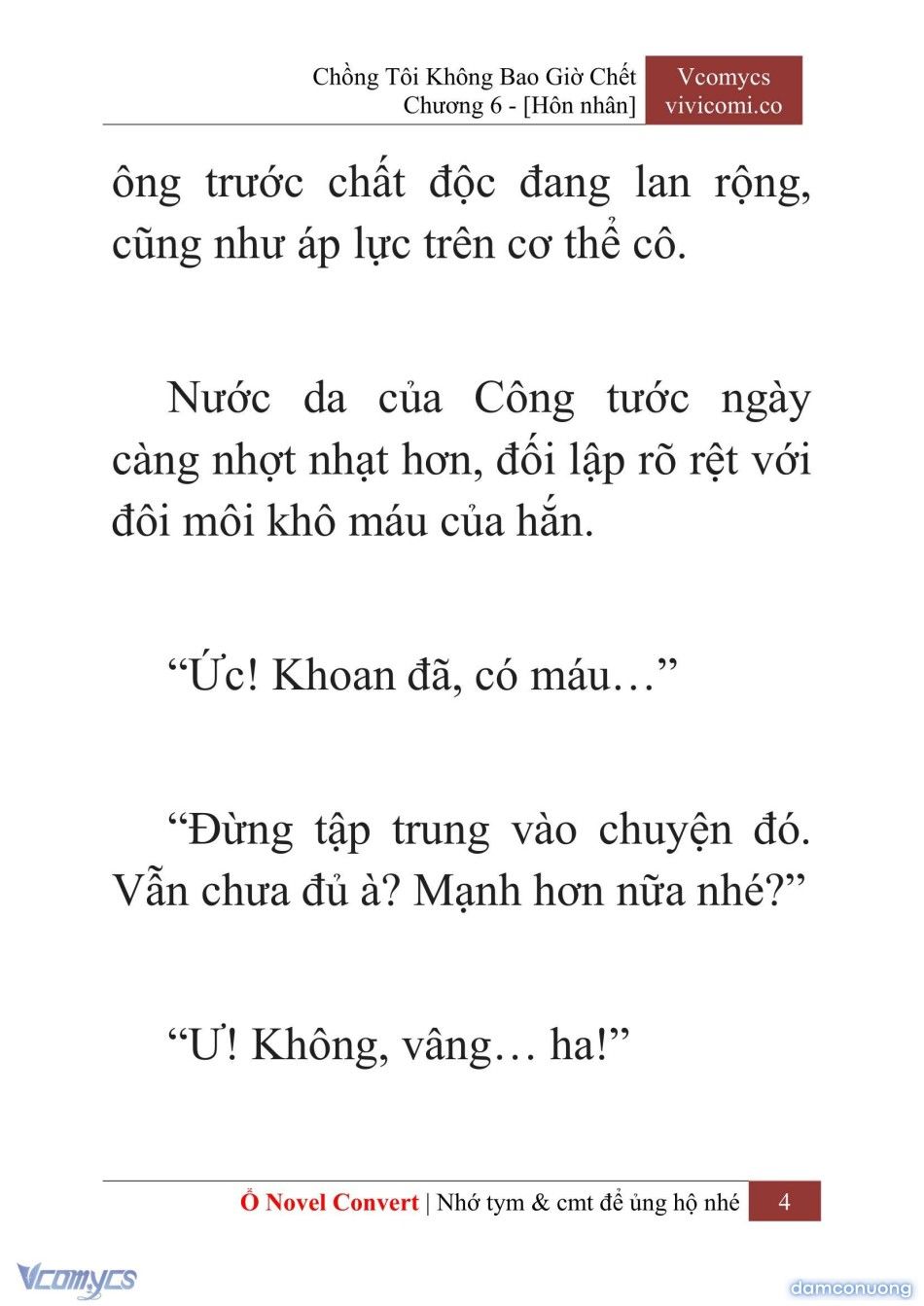 đọc truyện [novel] Chồng Tôi Không Bao Giờ Chết Chương 6 ảnh 7 tại Thiên Thai Truyện