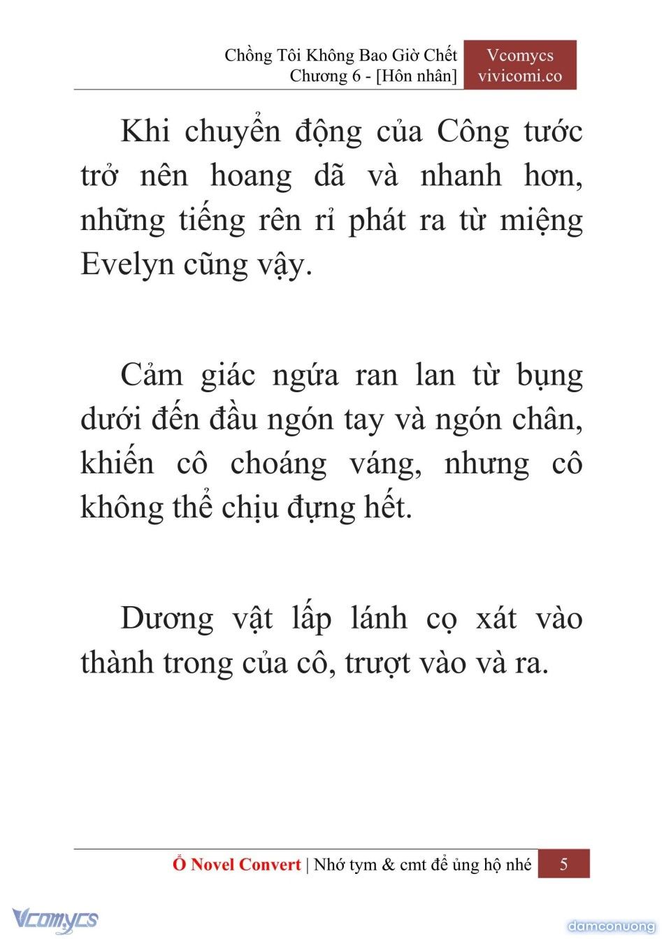 đọc truyện [novel] Chồng Tôi Không Bao Giờ Chết Chương 6 ảnh 8 tại Thiên Thai Truyện