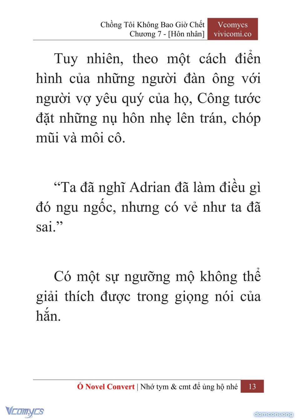 đọc truyện [novel] Chồng Tôi Không Bao Giờ Chết Chương 7 ảnh 16 tại Thiên Thai Truyện