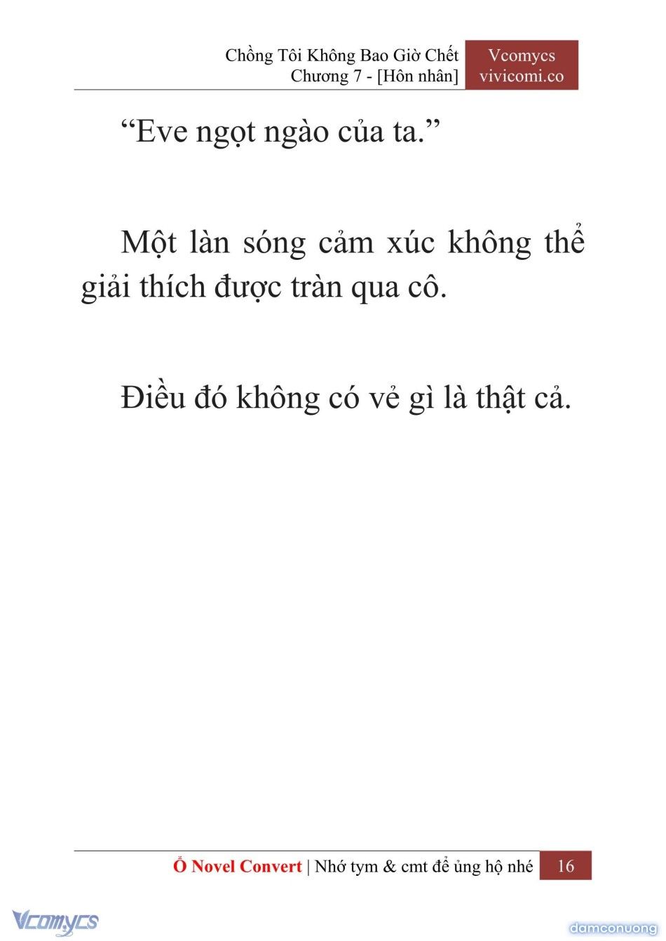 đọc truyện [novel] Chồng Tôi Không Bao Giờ Chết Chương 7 ảnh 19 tại Thiên Thai Truyện
