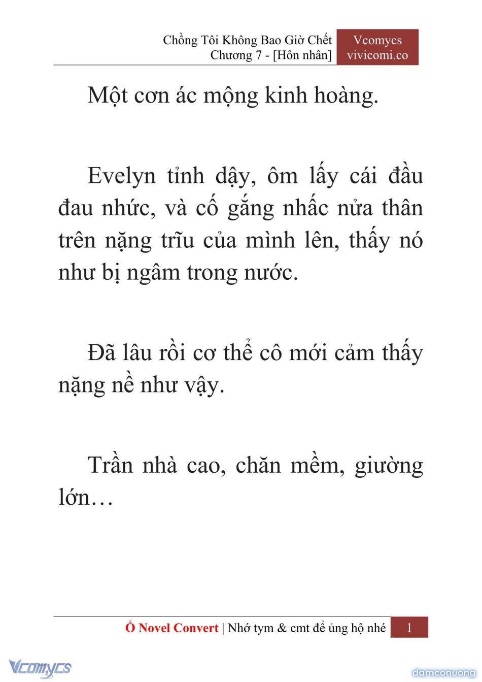 đọc truyện [novel] Chồng Tôi Không Bao Giờ Chết Chương 7 ảnh 4 tại Thiên Thai Truyện