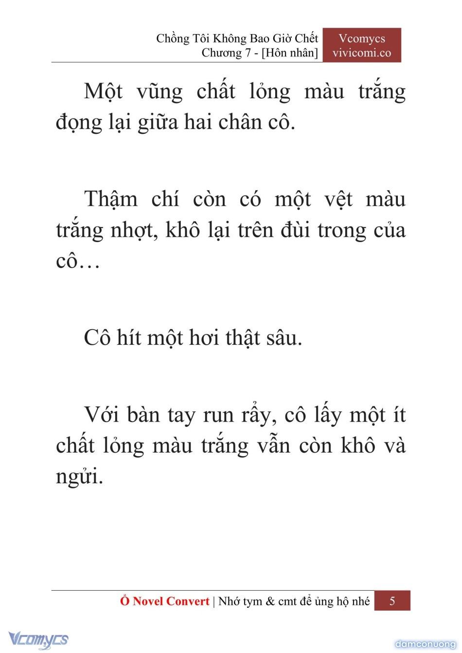 đọc truyện [novel] Chồng Tôi Không Bao Giờ Chết Chương 7 ảnh 8 tại Thiên Thai Truyện