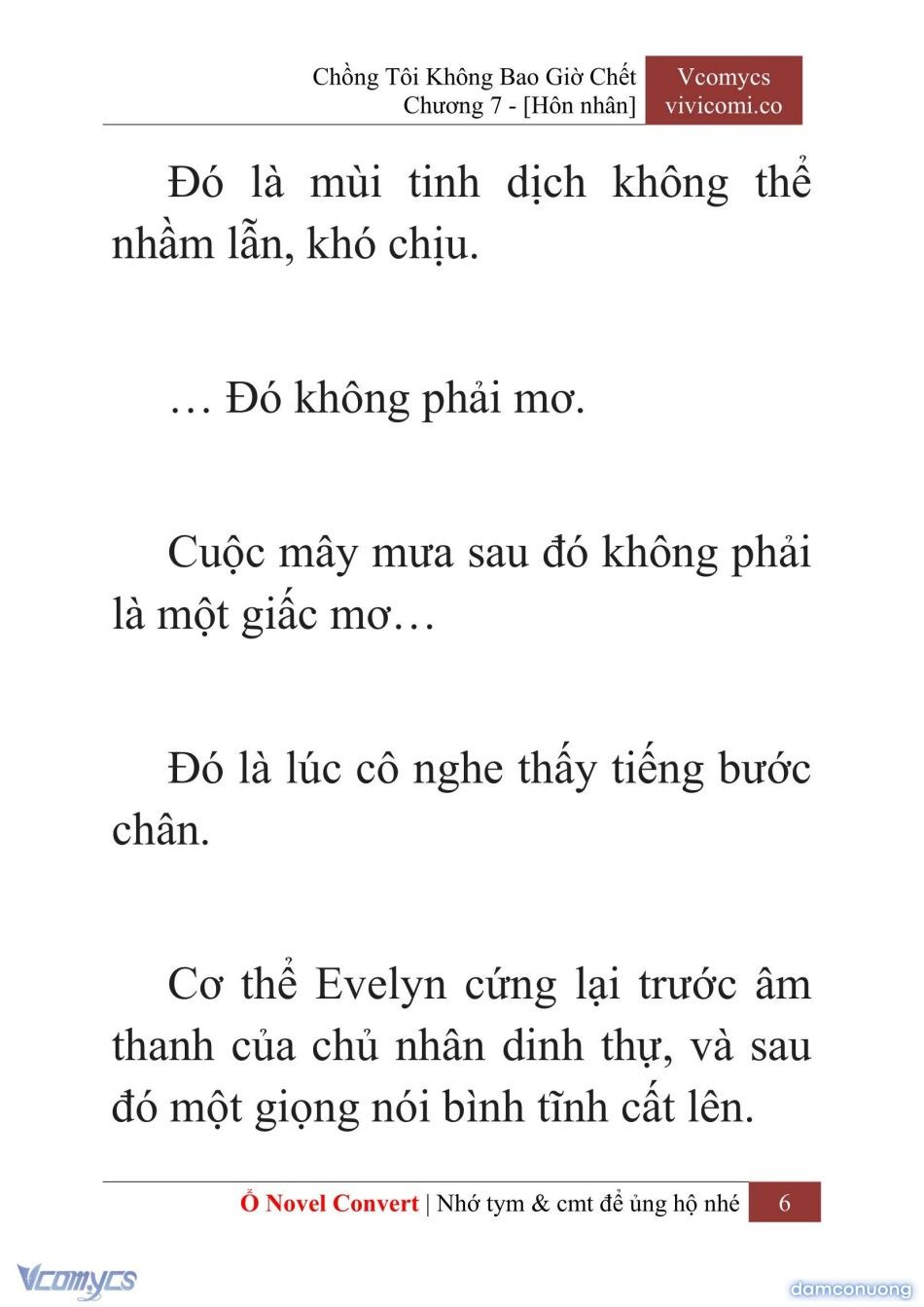 đọc truyện [novel] Chồng Tôi Không Bao Giờ Chết Chương 7 ảnh 9 tại Thiên Thai Truyện