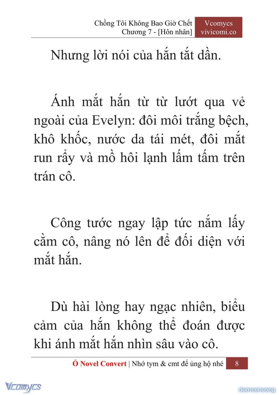 đọc truyện [novel] Chồng Tôi Không Bao Giờ Chết Chương 7 ảnh 11 tại Thiên Thai Truyện