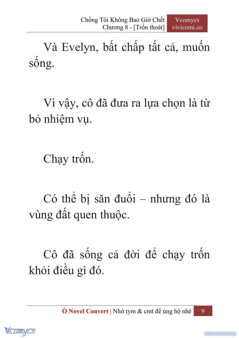 đọc truyện [novel] Chồng Tôi Không Bao Giờ Chết Chương 8 ảnh 12 tại Thiên Thai Truyện