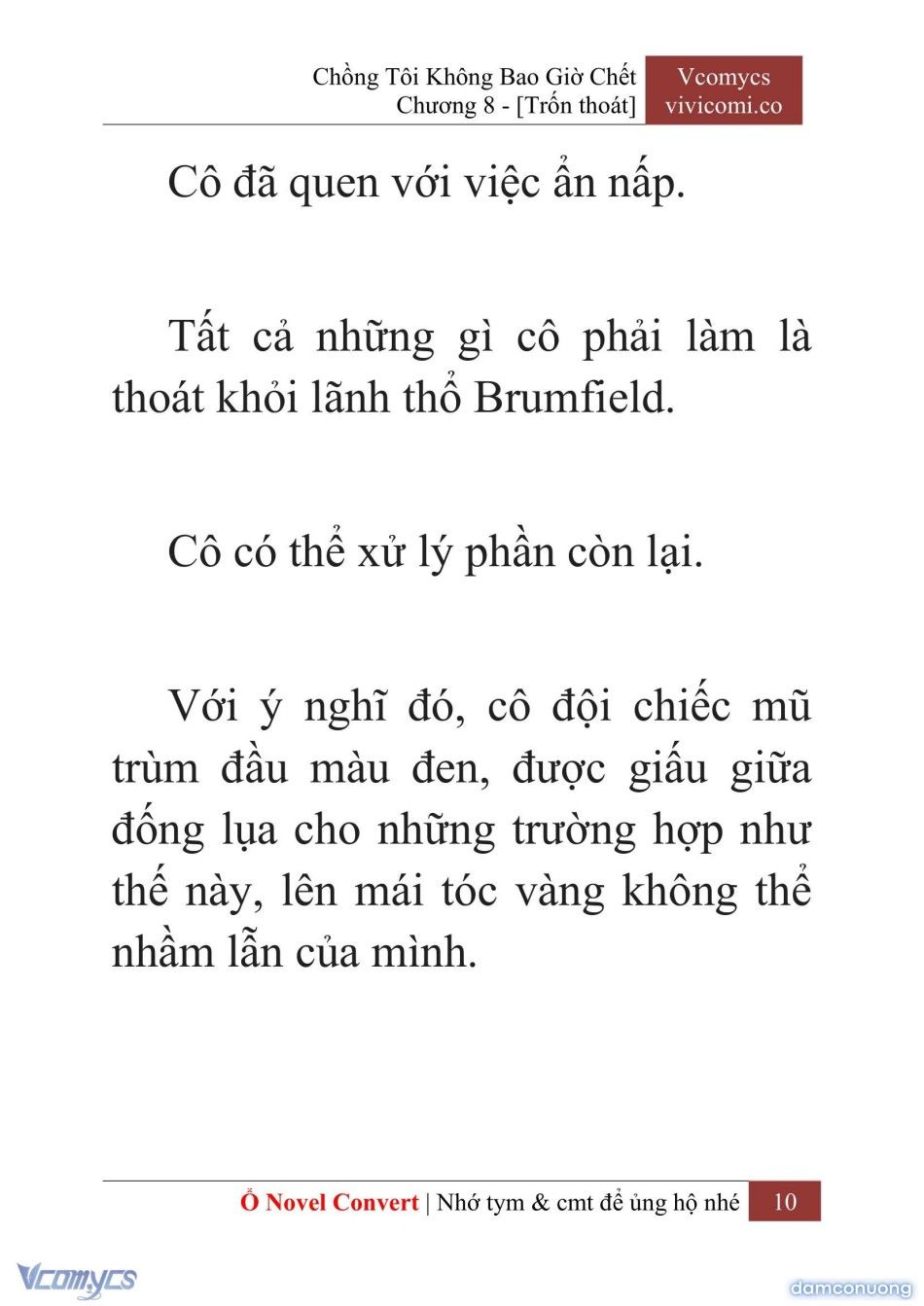 đọc truyện [novel] Chồng Tôi Không Bao Giờ Chết Chương 8 ảnh 13 tại Thiên Thai Truyện
