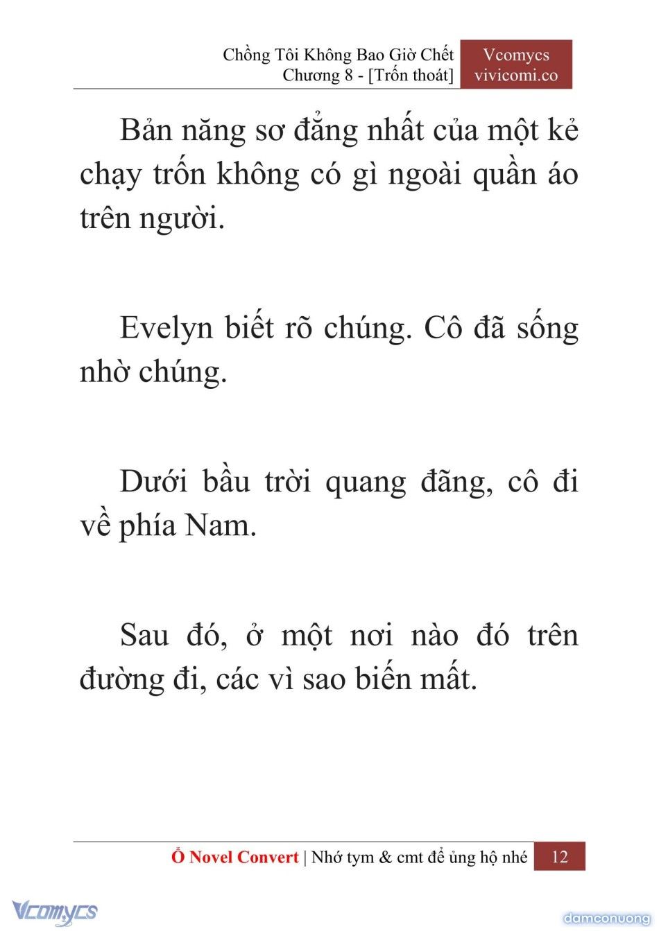đọc truyện [novel] Chồng Tôi Không Bao Giờ Chết Chương 8 ảnh 15 tại Thiên Thai Truyện