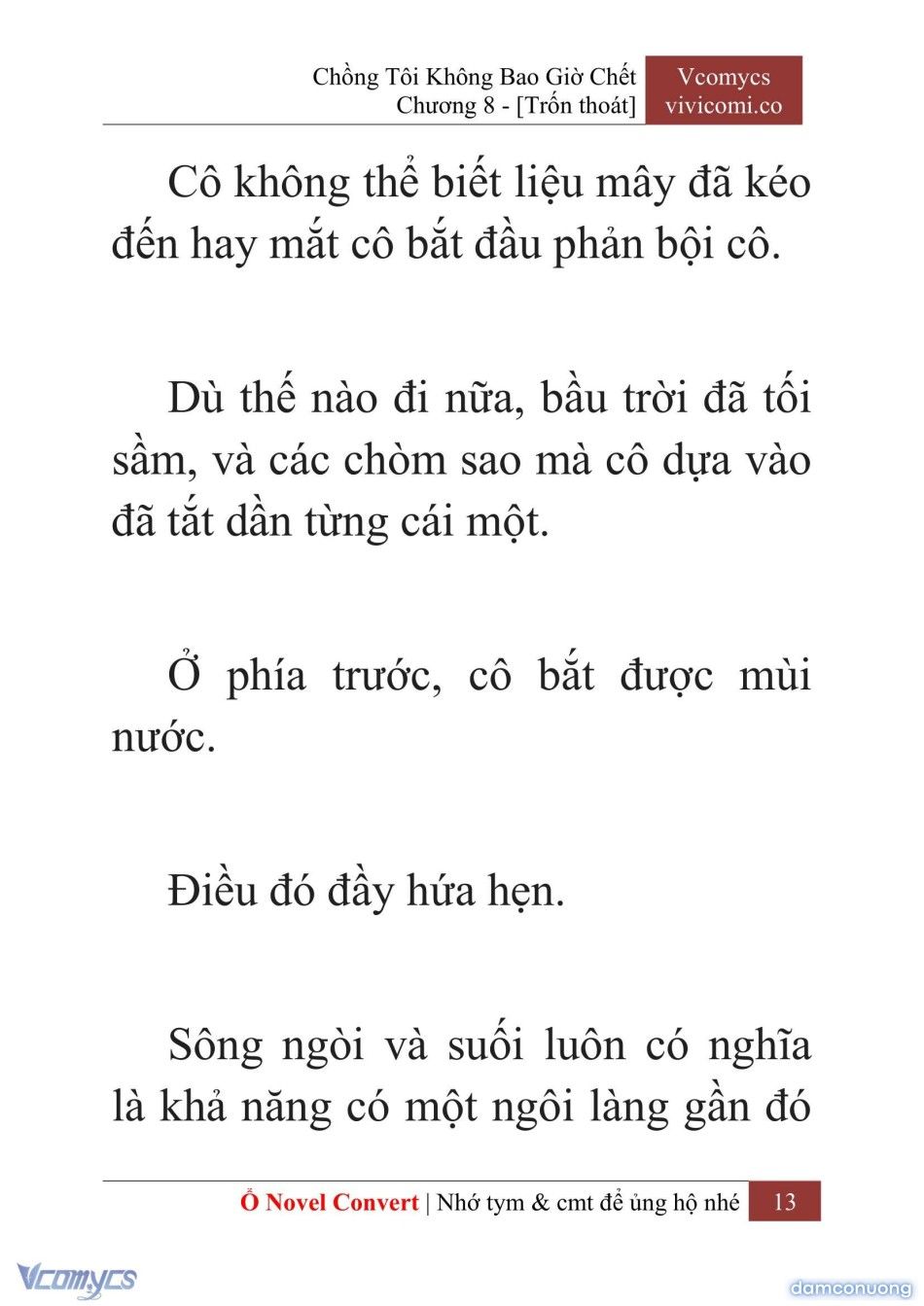đọc truyện [novel] Chồng Tôi Không Bao Giờ Chết Chương 8 ảnh 16 tại Thiên Thai Truyện