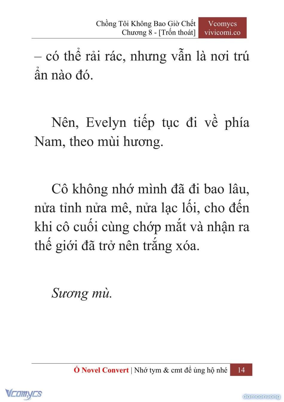 đọc truyện [novel] Chồng Tôi Không Bao Giờ Chết Chương 8 ảnh 17 tại Thiên Thai Truyện