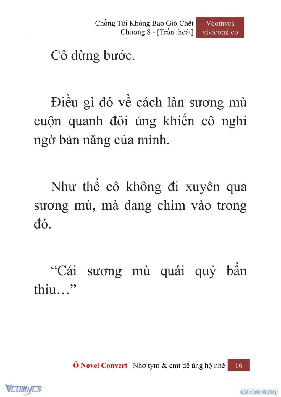 đọc truyện [novel] Chồng Tôi Không Bao Giờ Chết Chương 8 ảnh 19 tại Thiên Thai Truyện