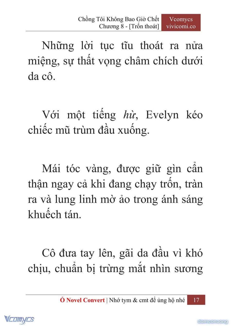đọc truyện [novel] Chồng Tôi Không Bao Giờ Chết Chương 8 ảnh 20 tại Thiên Thai Truyện