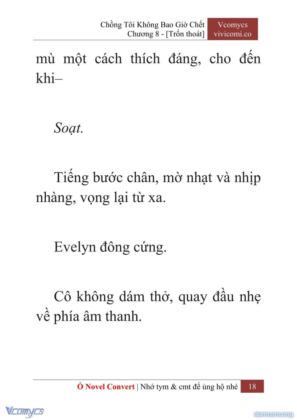 đọc truyện [novel] Chồng Tôi Không Bao Giờ Chết Chương 8 ảnh 21 tại Thiên Thai Truyện