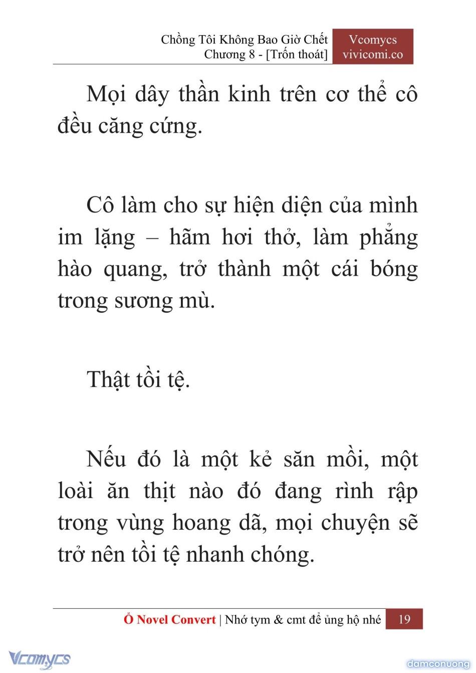 đọc truyện [novel] Chồng Tôi Không Bao Giờ Chết Chương 8 ảnh 22 tại Thiên Thai Truyện