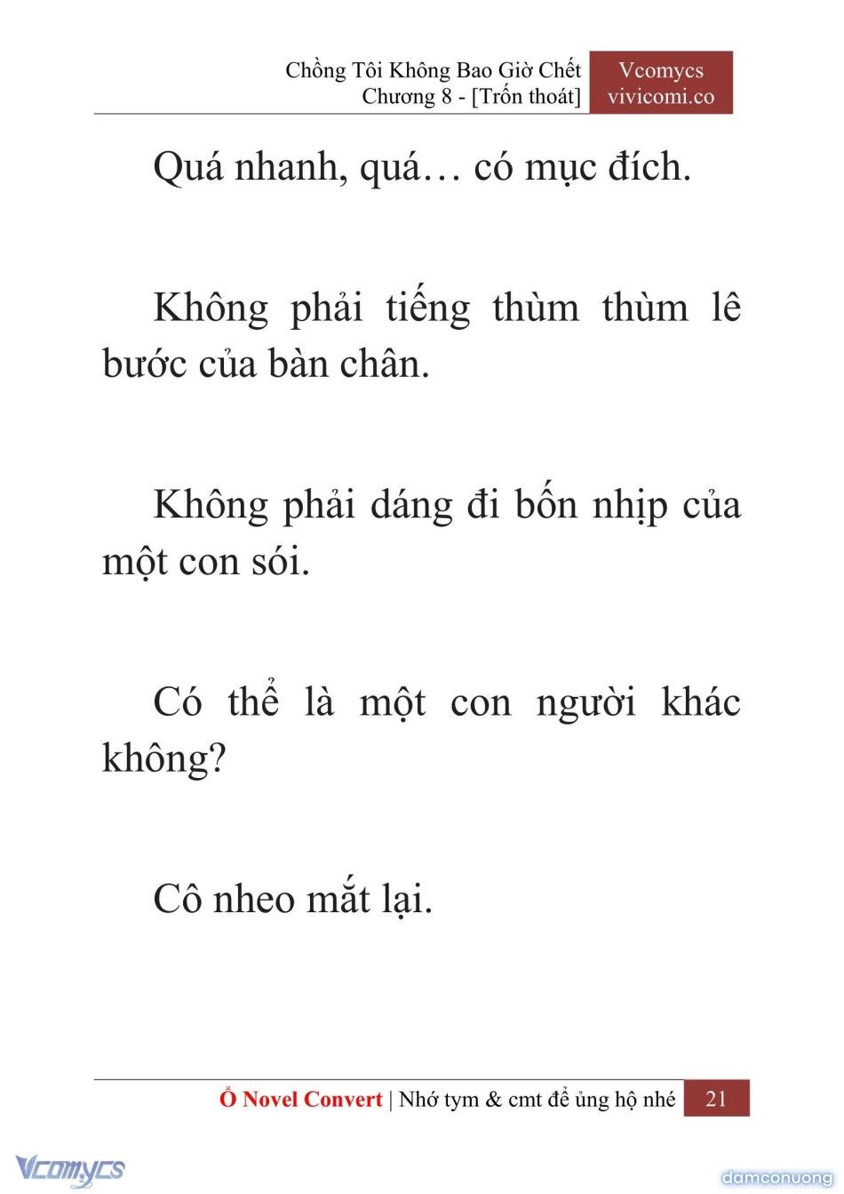 đọc truyện [novel] Chồng Tôi Không Bao Giờ Chết Chương 8 ảnh 24 tại Thiên Thai Truyện