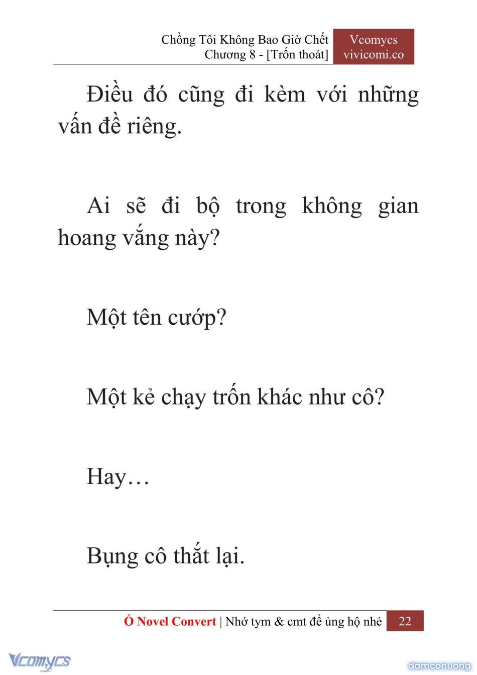 đọc truyện [novel] Chồng Tôi Không Bao Giờ Chết Chương 8 ảnh 25 tại Thiên Thai Truyện