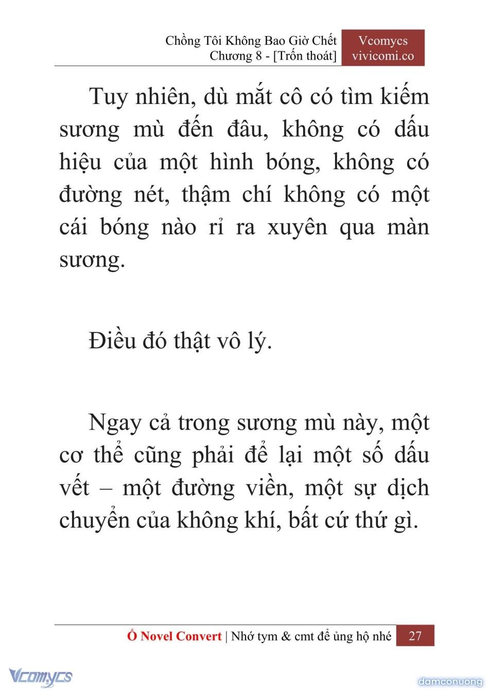 đọc truyện [novel] Chồng Tôi Không Bao Giờ Chết Chương 8 ảnh 30 tại Thiên Thai Truyện