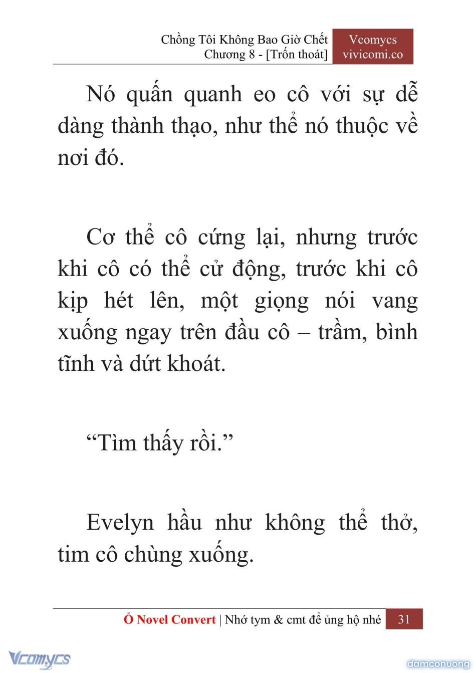 đọc truyện [novel] Chồng Tôi Không Bao Giờ Chết Chương 8 ảnh 34 tại Thiên Thai Truyện