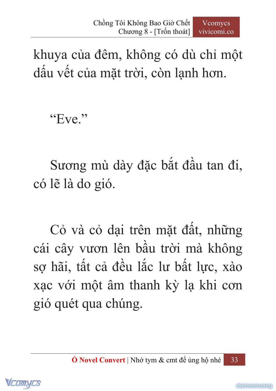 đọc truyện [novel] Chồng Tôi Không Bao Giờ Chết Chương 8 ảnh 36 tại Thiên Thai Truyện