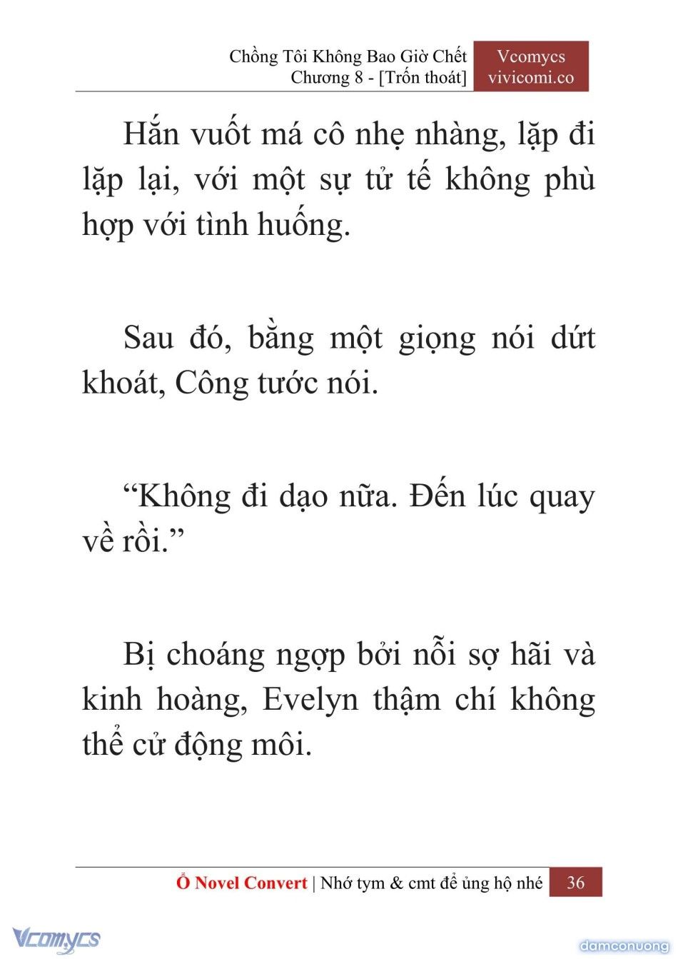 đọc truyện [novel] Chồng Tôi Không Bao Giờ Chết Chương 8 ảnh 39 tại Thiên Thai Truyện