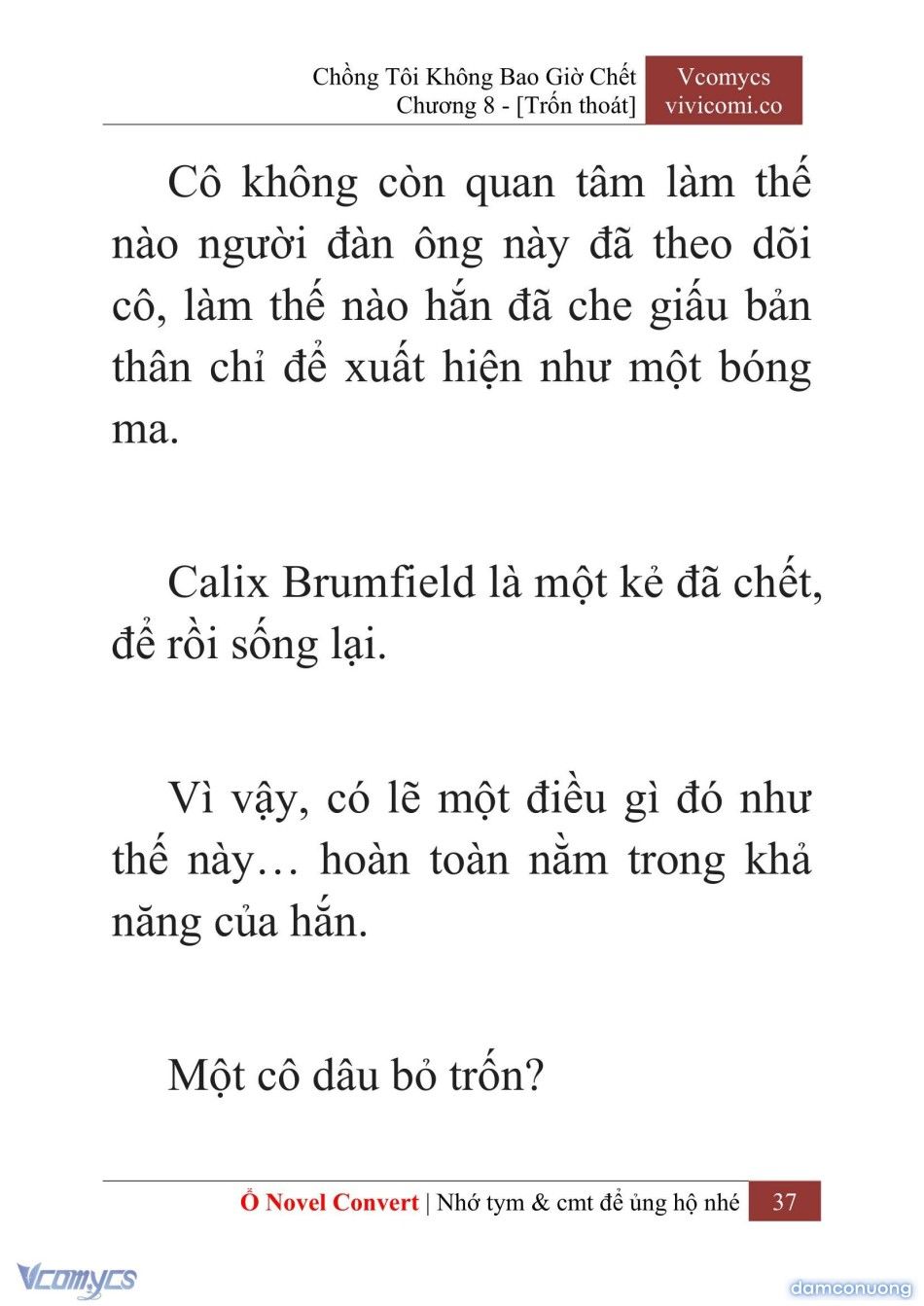 đọc truyện [novel] Chồng Tôi Không Bao Giờ Chết Chương 8 ảnh 40 tại Thiên Thai Truyện