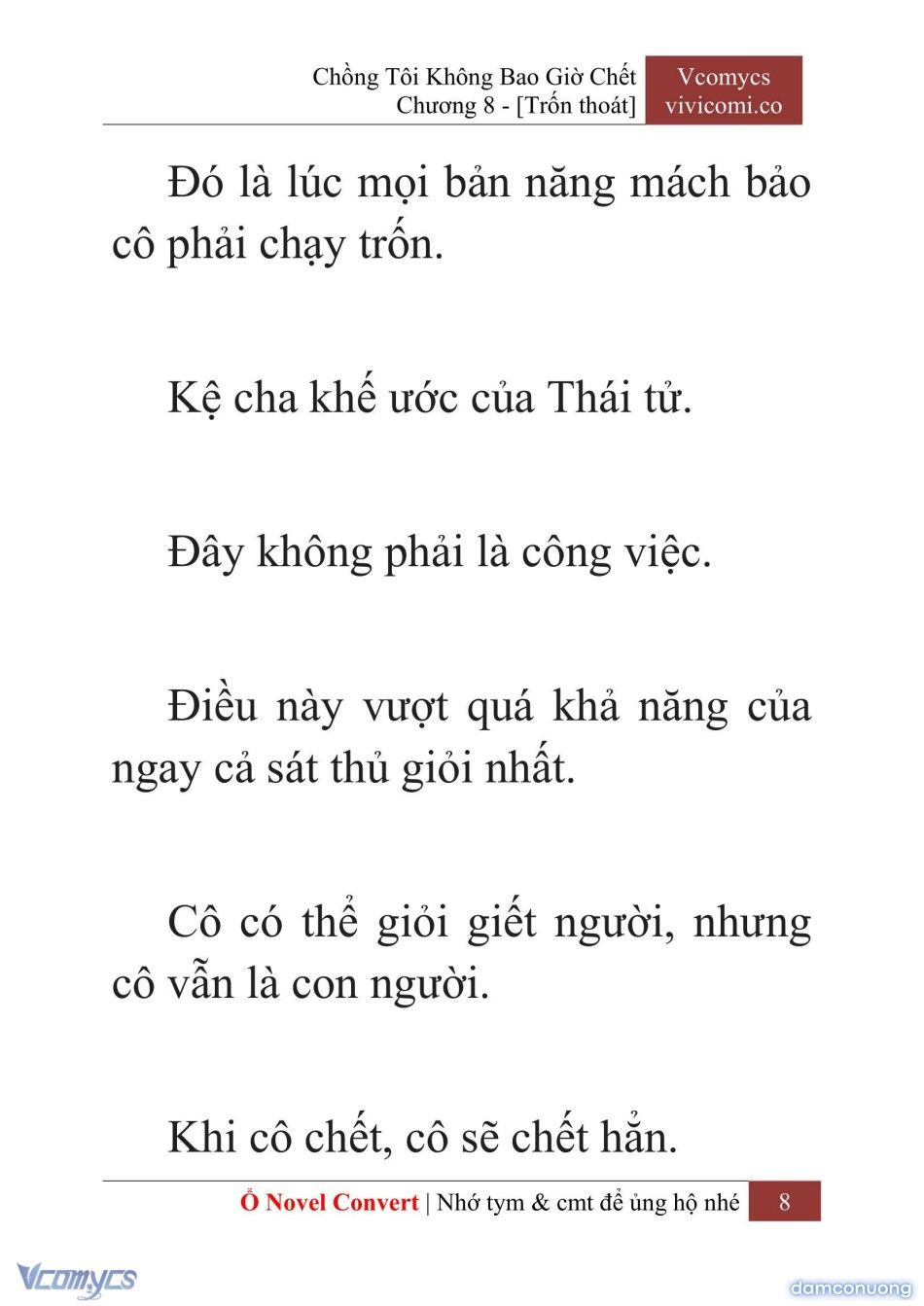 đọc truyện [novel] Chồng Tôi Không Bao Giờ Chết Chương 8 ảnh 11 tại Thiên Thai Truyện