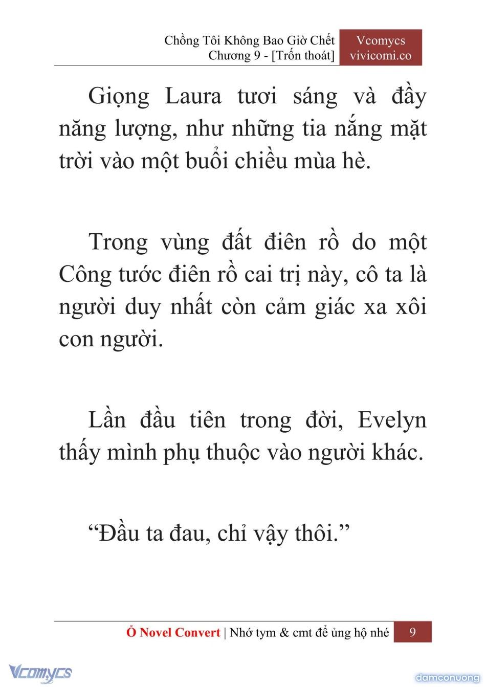đọc truyện [novel] Chồng Tôi Không Bao Giờ Chết Chương 9 ảnh 12 tại Thiên Thai Truyện