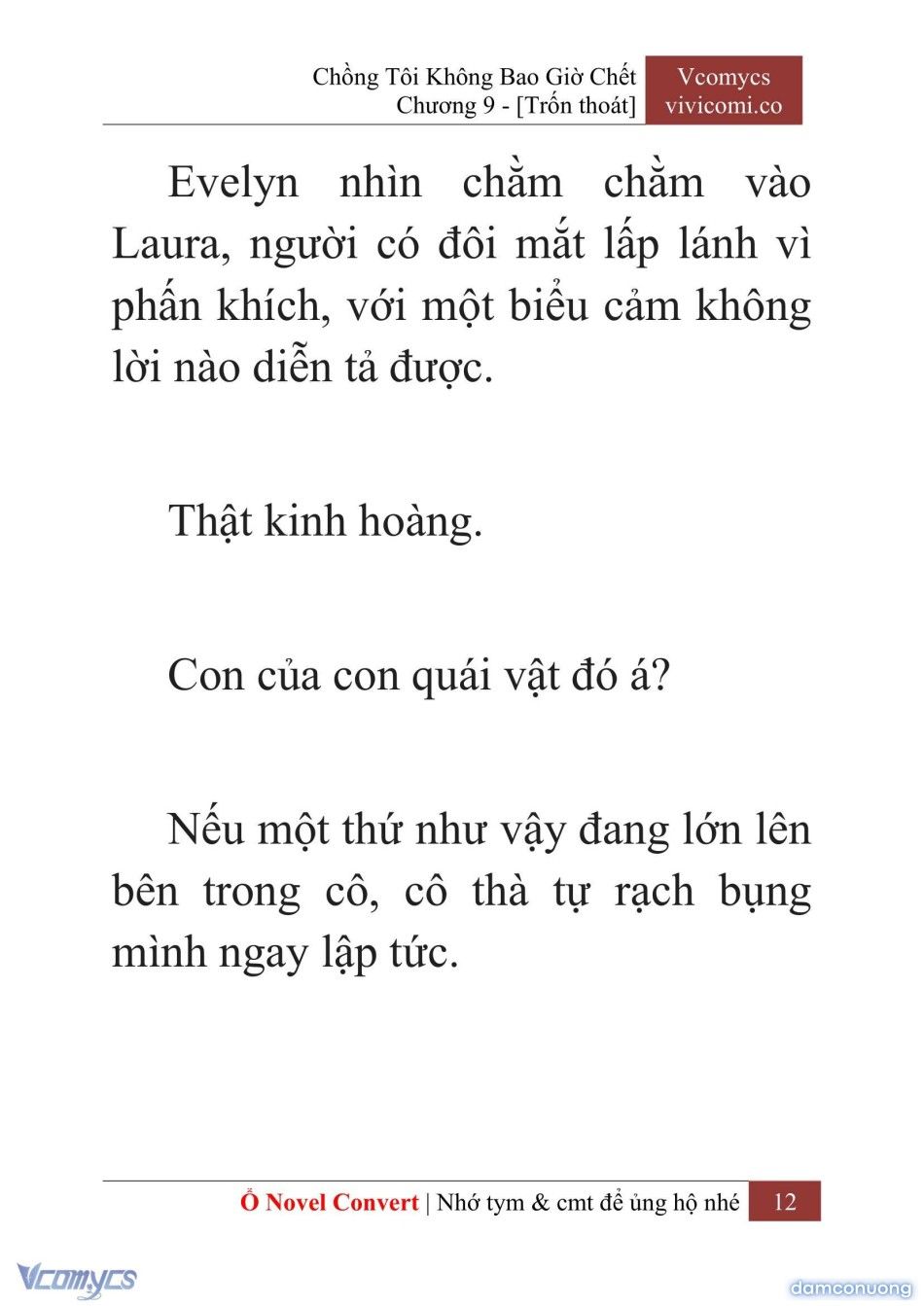 đọc truyện [novel] Chồng Tôi Không Bao Giờ Chết Chương 9 ảnh 15 tại Thiên Thai Truyện