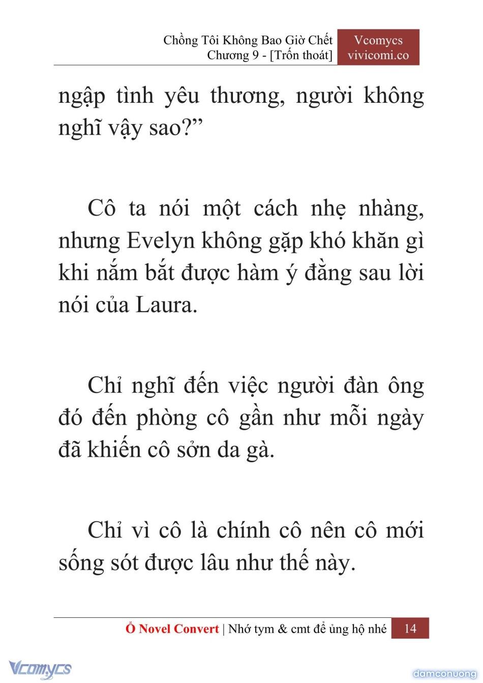 đọc truyện [novel] Chồng Tôi Không Bao Giờ Chết Chương 9 ảnh 17 tại Thiên Thai Truyện