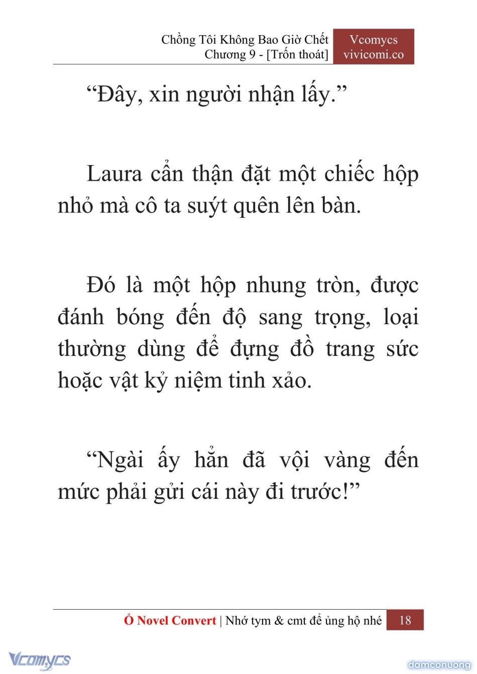 đọc truyện [novel] Chồng Tôi Không Bao Giờ Chết Chương 9 ảnh 21 tại Thiên Thai Truyện
