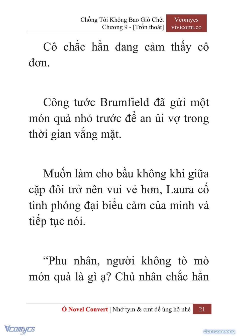 đọc truyện [novel] Chồng Tôi Không Bao Giờ Chết Chương 9 ảnh 24 tại Thiên Thai Truyện