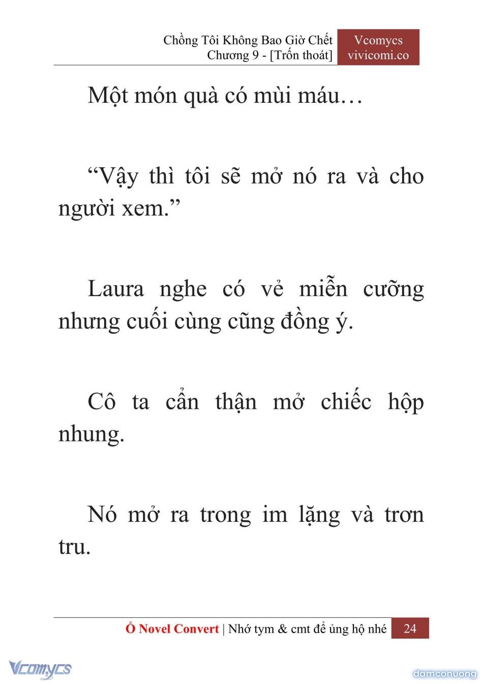 đọc truyện [novel] Chồng Tôi Không Bao Giờ Chết Chương 9 ảnh 27 tại Thiên Thai Truyện