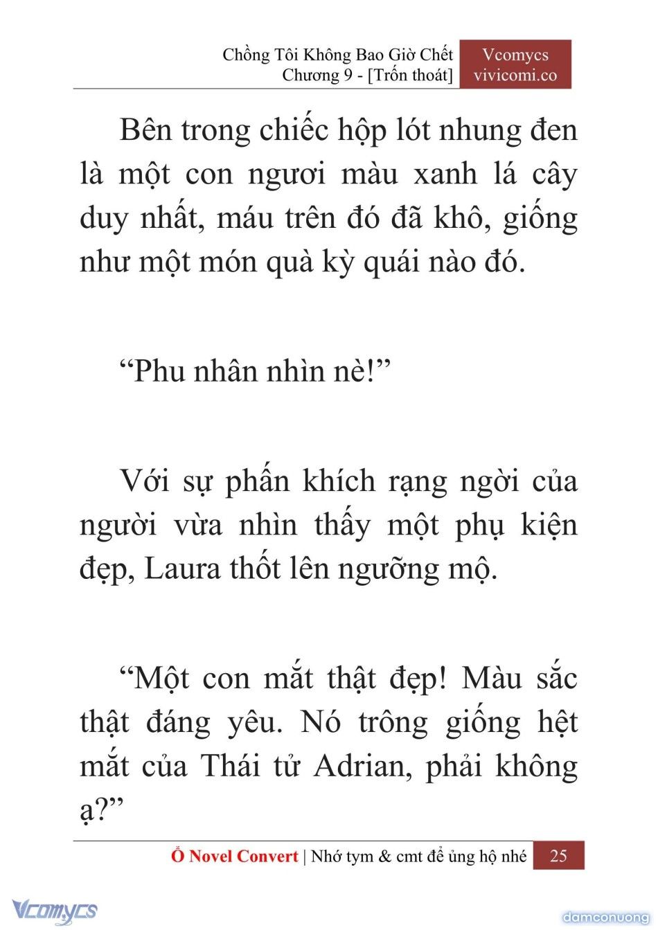 đọc truyện [novel] Chồng Tôi Không Bao Giờ Chết Chương 9 ảnh 28 tại Thiên Thai Truyện