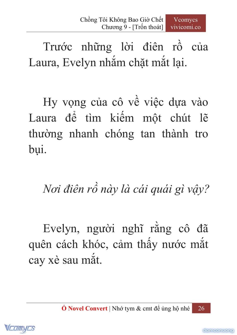 đọc truyện [novel] Chồng Tôi Không Bao Giờ Chết Chương 9 ảnh 29 tại Thiên Thai Truyện