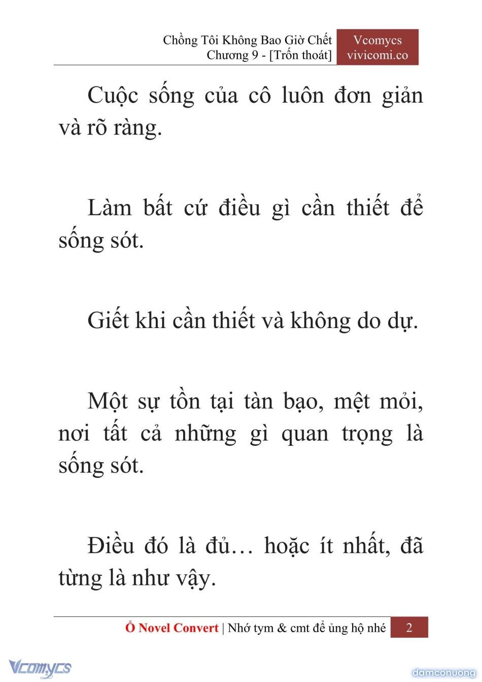 đọc truyện [novel] Chồng Tôi Không Bao Giờ Chết Chương 9 ảnh 5 tại Thiên Thai Truyện