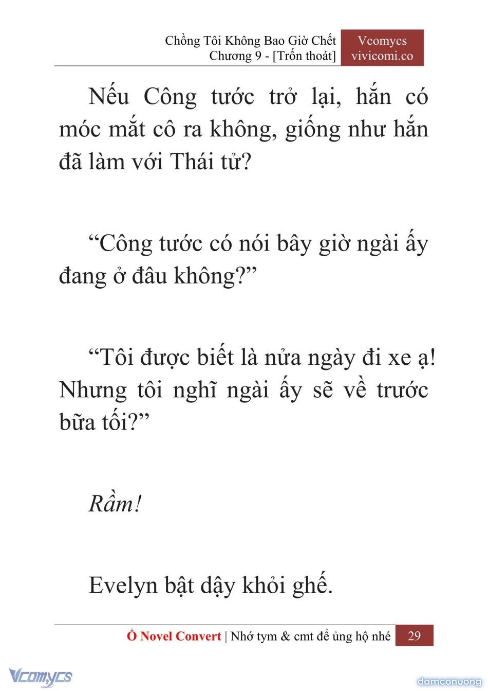 đọc truyện [novel] Chồng Tôi Không Bao Giờ Chết Chương 9 ảnh 32 tại Thiên Thai Truyện