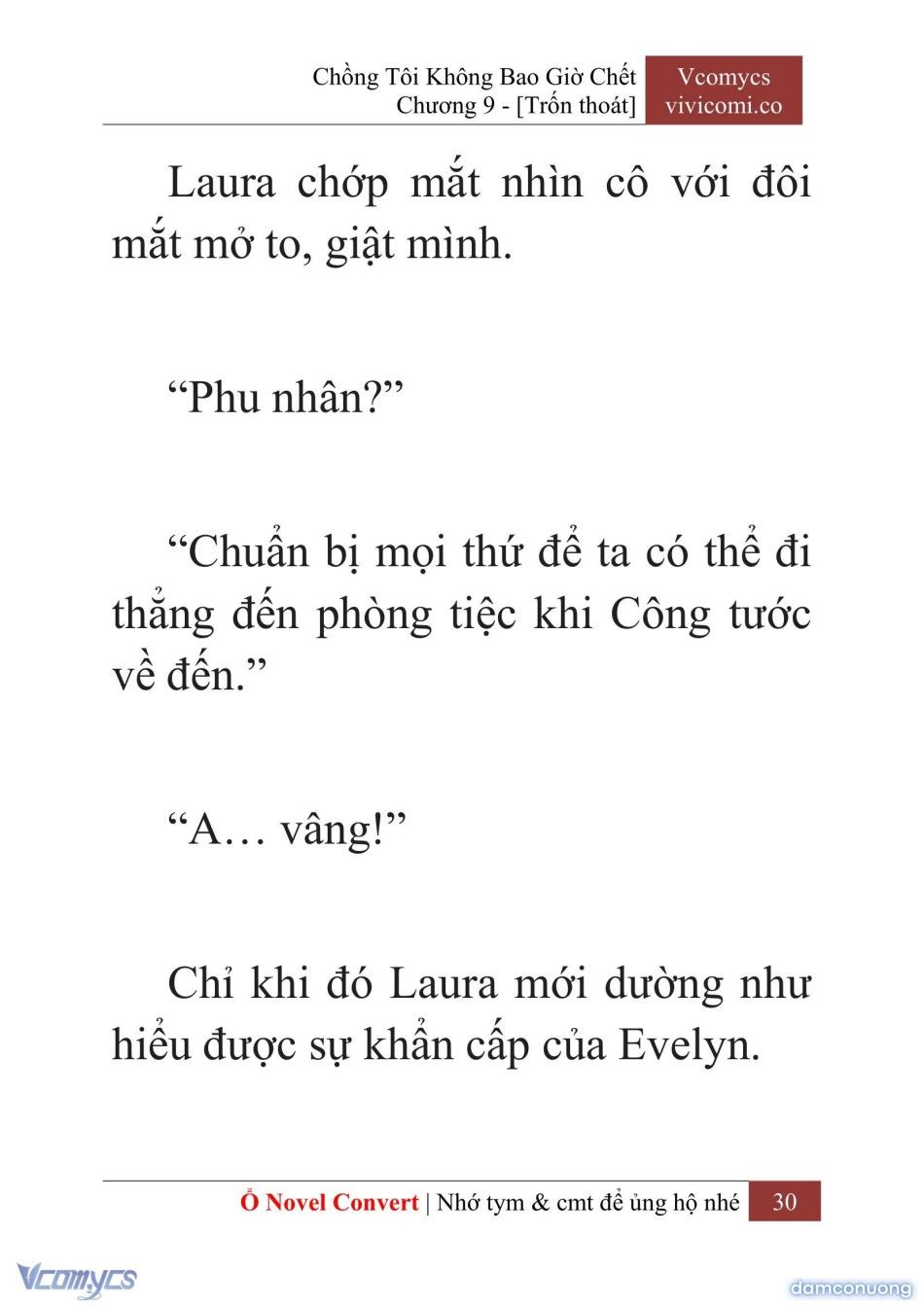 đọc truyện [novel] Chồng Tôi Không Bao Giờ Chết Chương 9 ảnh 33 tại Thiên Thai Truyện