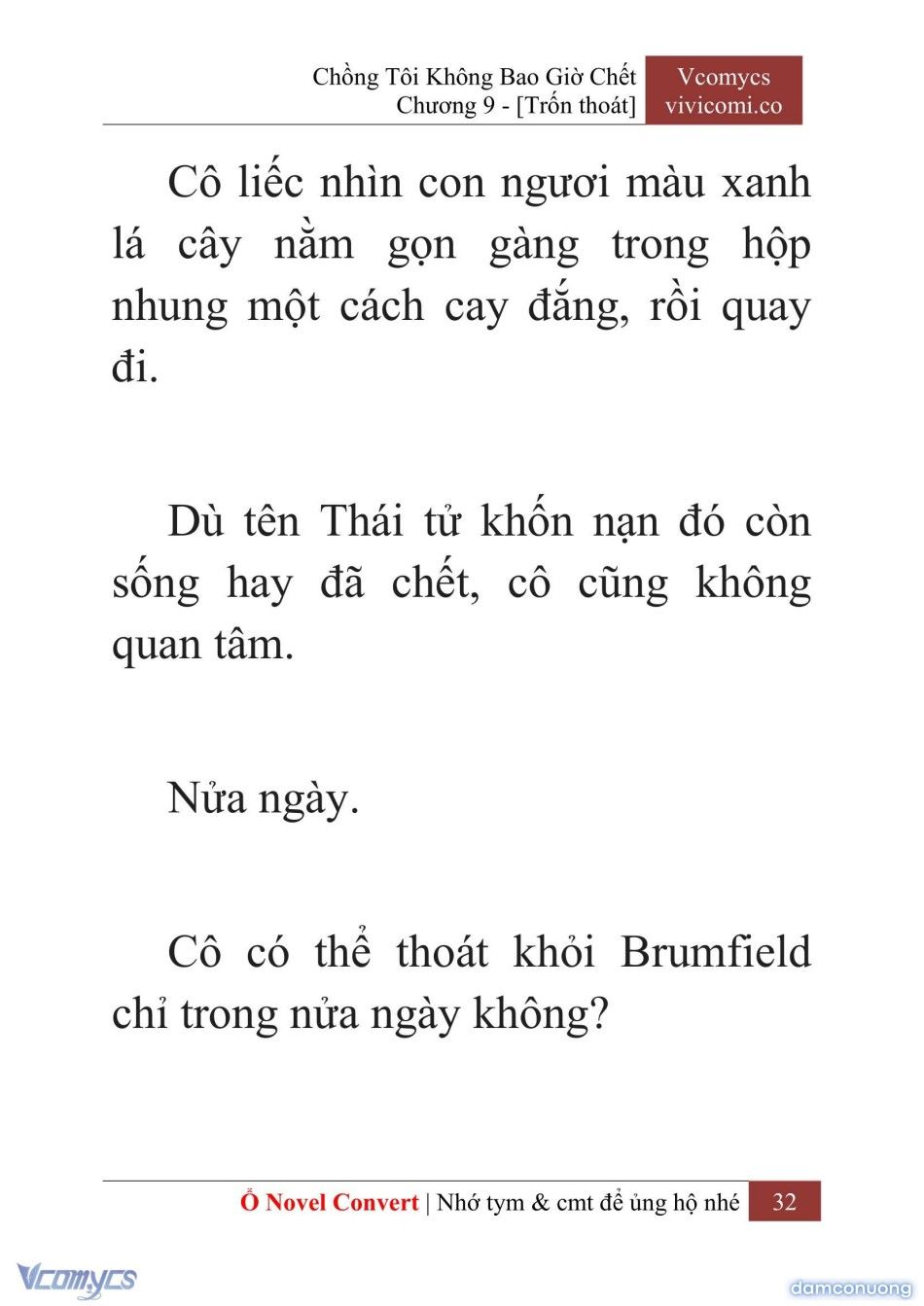 đọc truyện [novel] Chồng Tôi Không Bao Giờ Chết Chương 9 ảnh 35 tại Thiên Thai Truyện