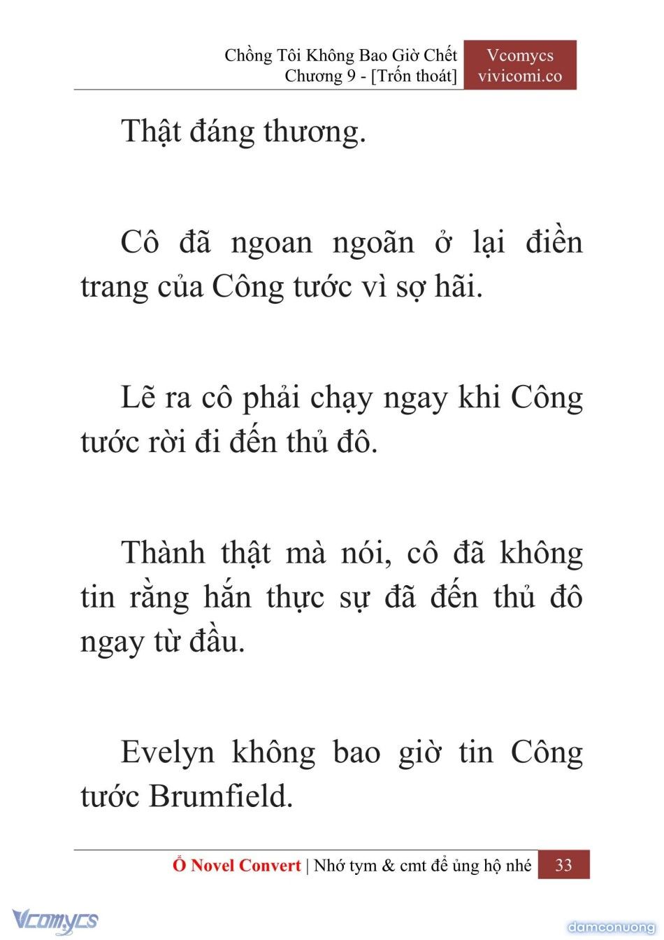 đọc truyện [novel] Chồng Tôi Không Bao Giờ Chết Chương 9 ảnh 36 tại Thiên Thai Truyện