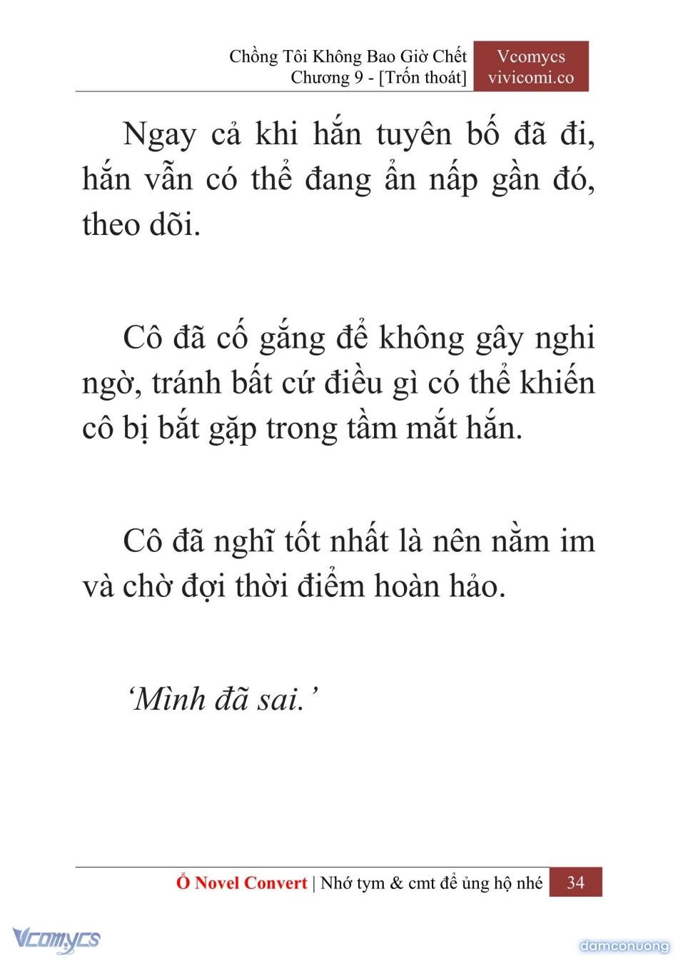 đọc truyện [novel] Chồng Tôi Không Bao Giờ Chết Chương 9 ảnh 37 tại Thiên Thai Truyện