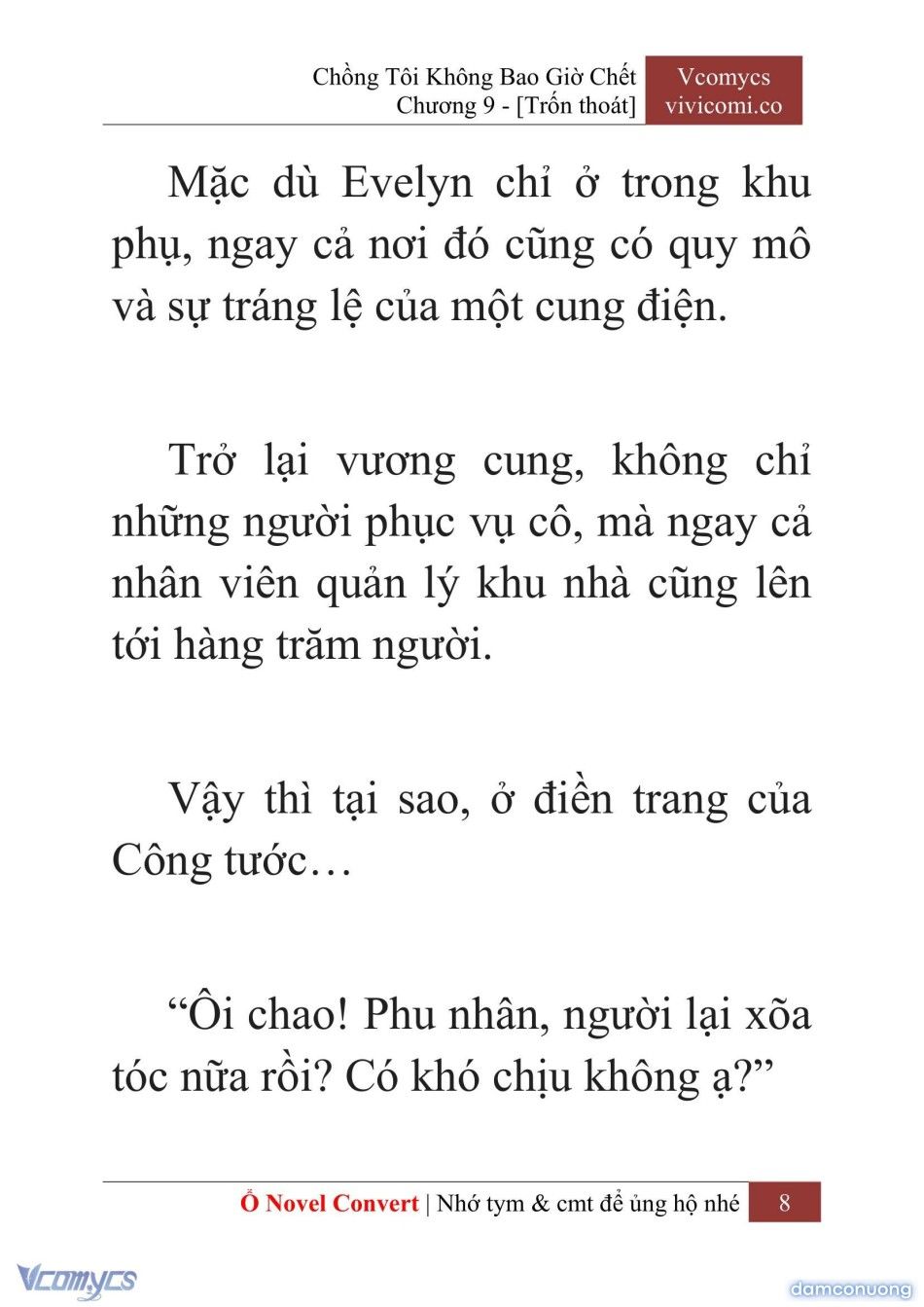 đọc truyện [novel] Chồng Tôi Không Bao Giờ Chết Chương 9 ảnh 11 tại Thiên Thai Truyện