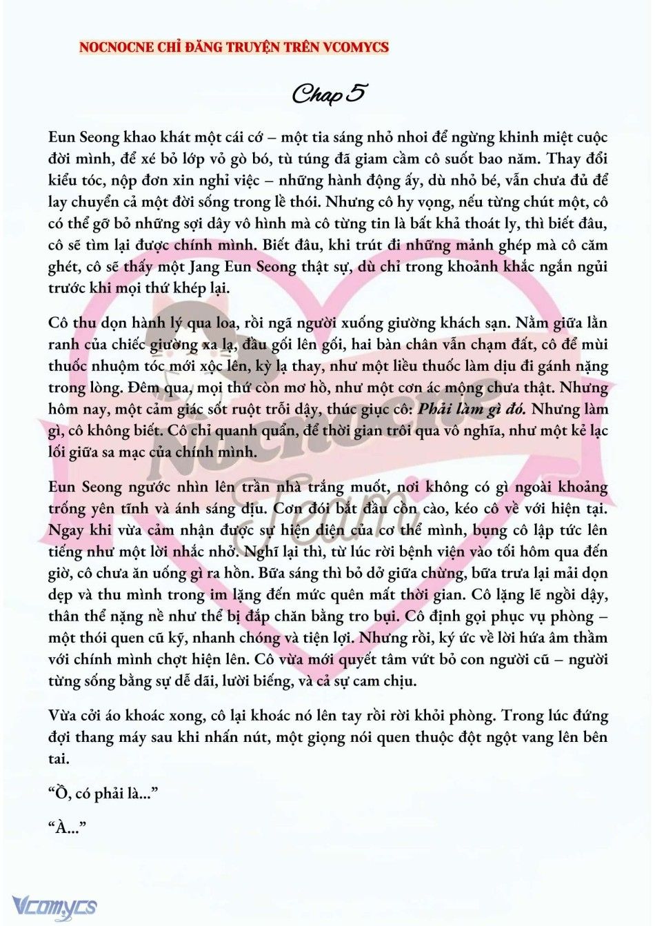 [novel] Chúng Ta Kết Thúc Vào Mùa Thu Chương 5 page 2 - Giả Dược