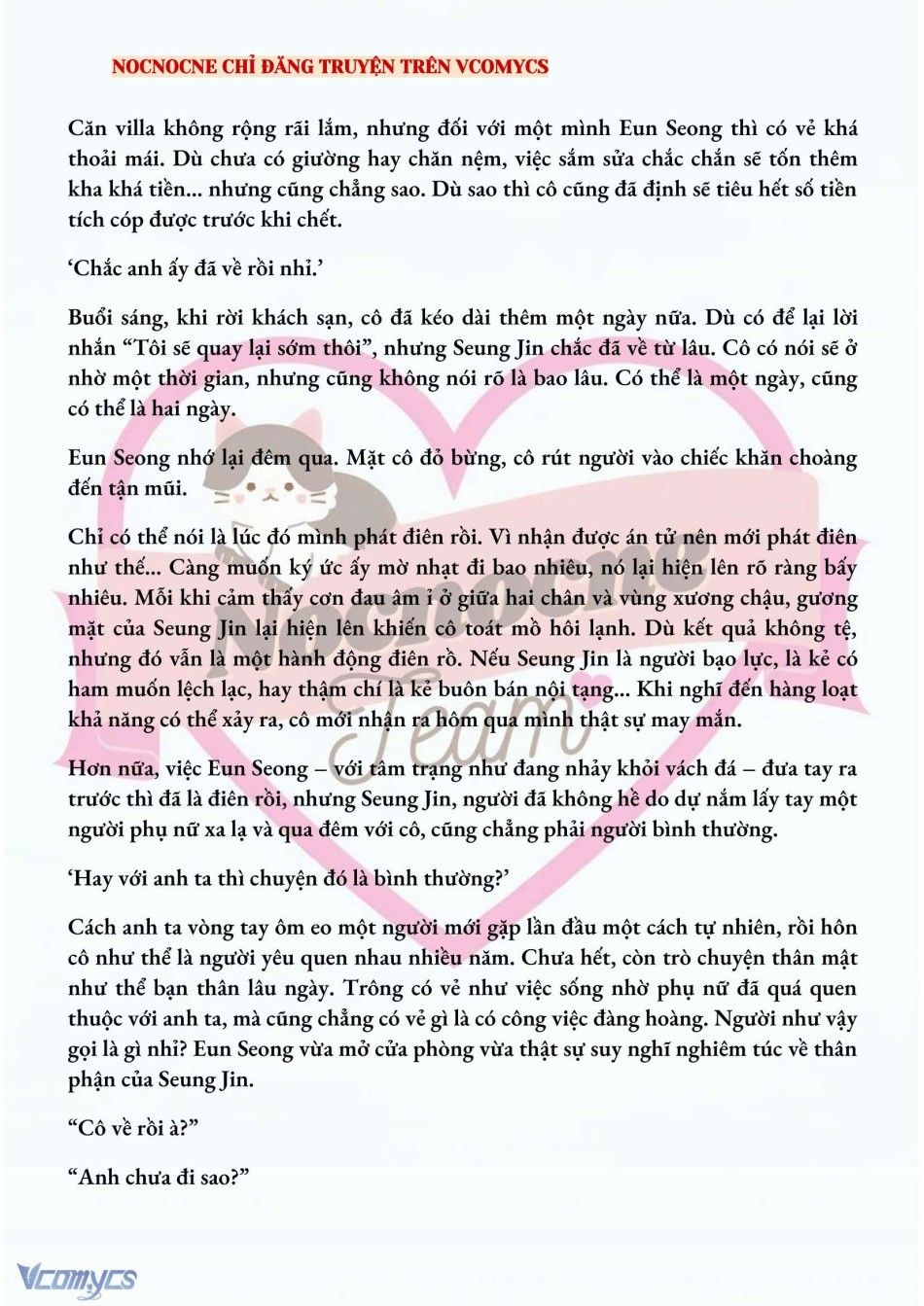 [novel] Chúng Ta Kết Thúc Vào Mùa Thu Chương 9 page 6 - Giả Dược