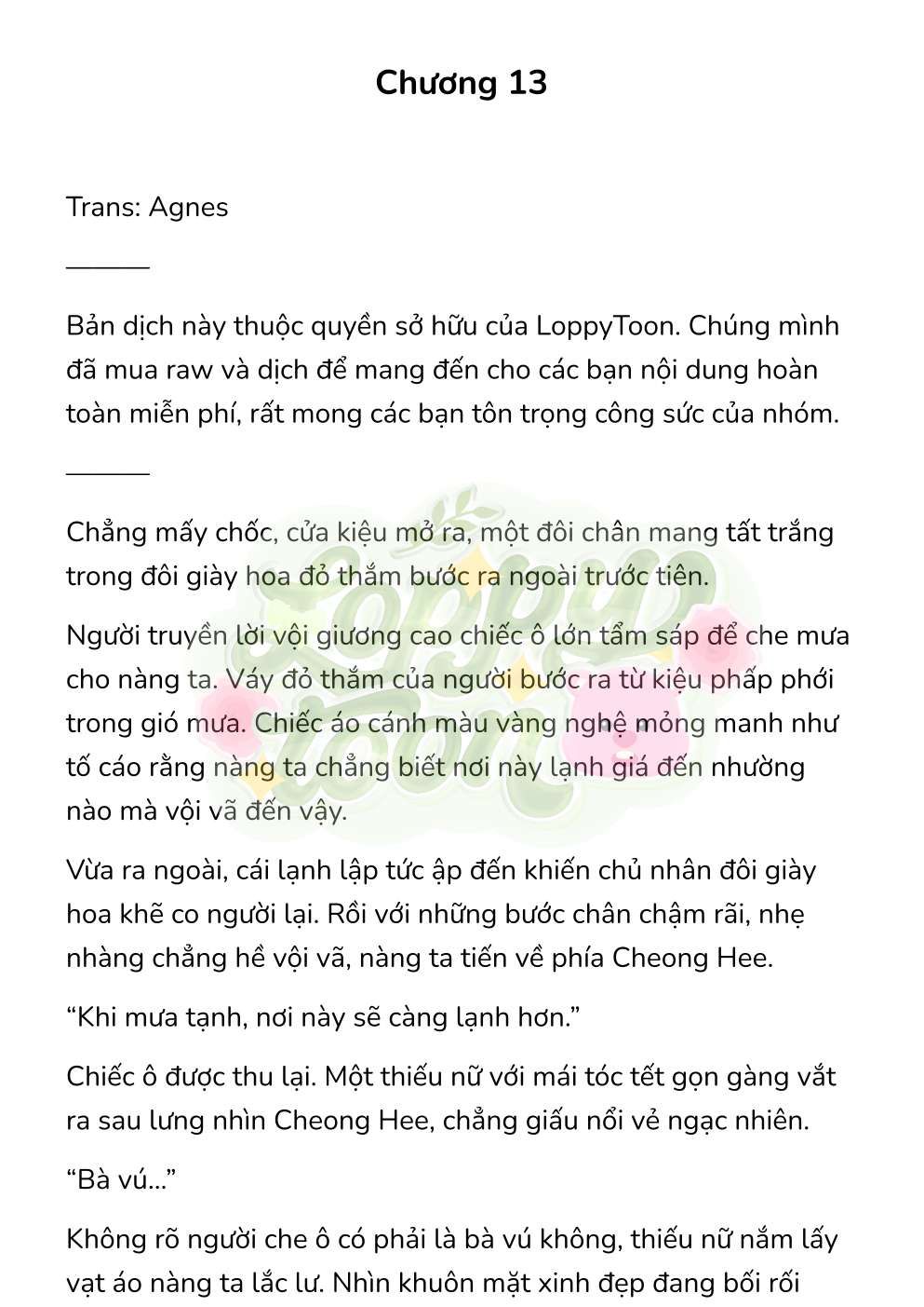 đọc truyện [novel] Chuyến Đi Đêm Chương 13 ảnh 1 tại Thiên Thai Truyện