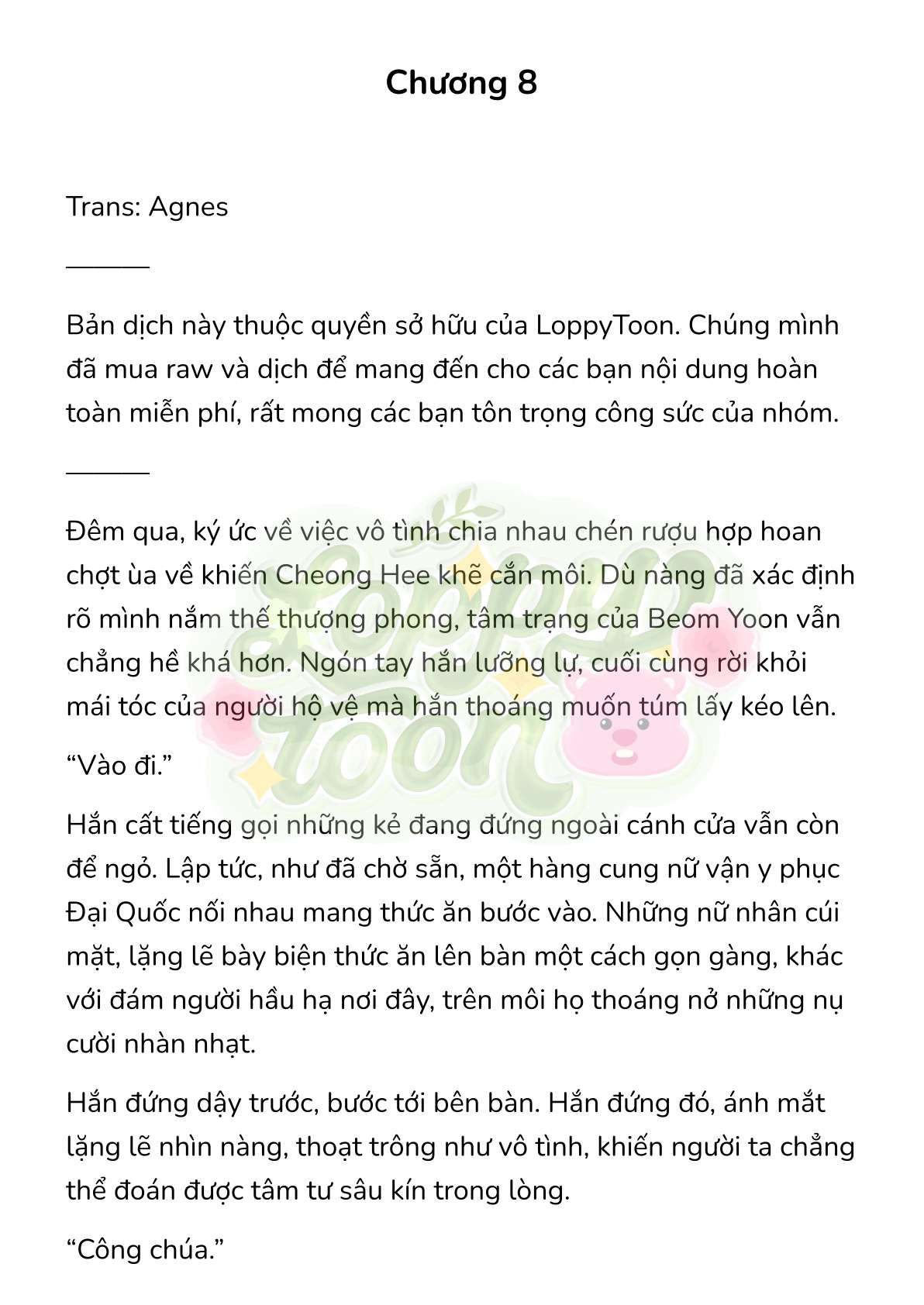đọc truyện [novel] Chuyến Đi Đêm Chương 8 ảnh 1 tại Thiên Thai Truyện