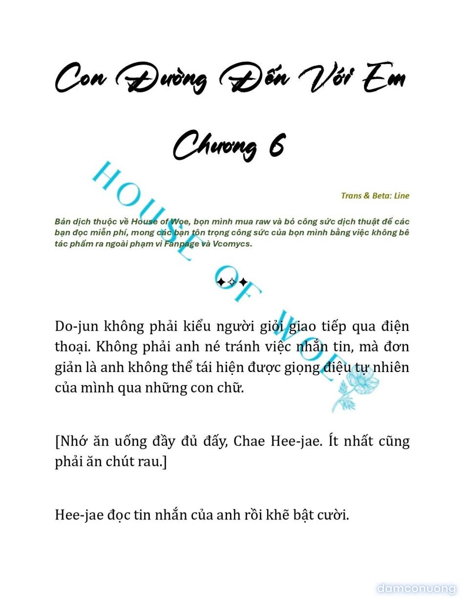 đọc truyện [novel] Con Đường Đến Với Em Chương 6 ảnh 3 tại Thiên Thai Truyện