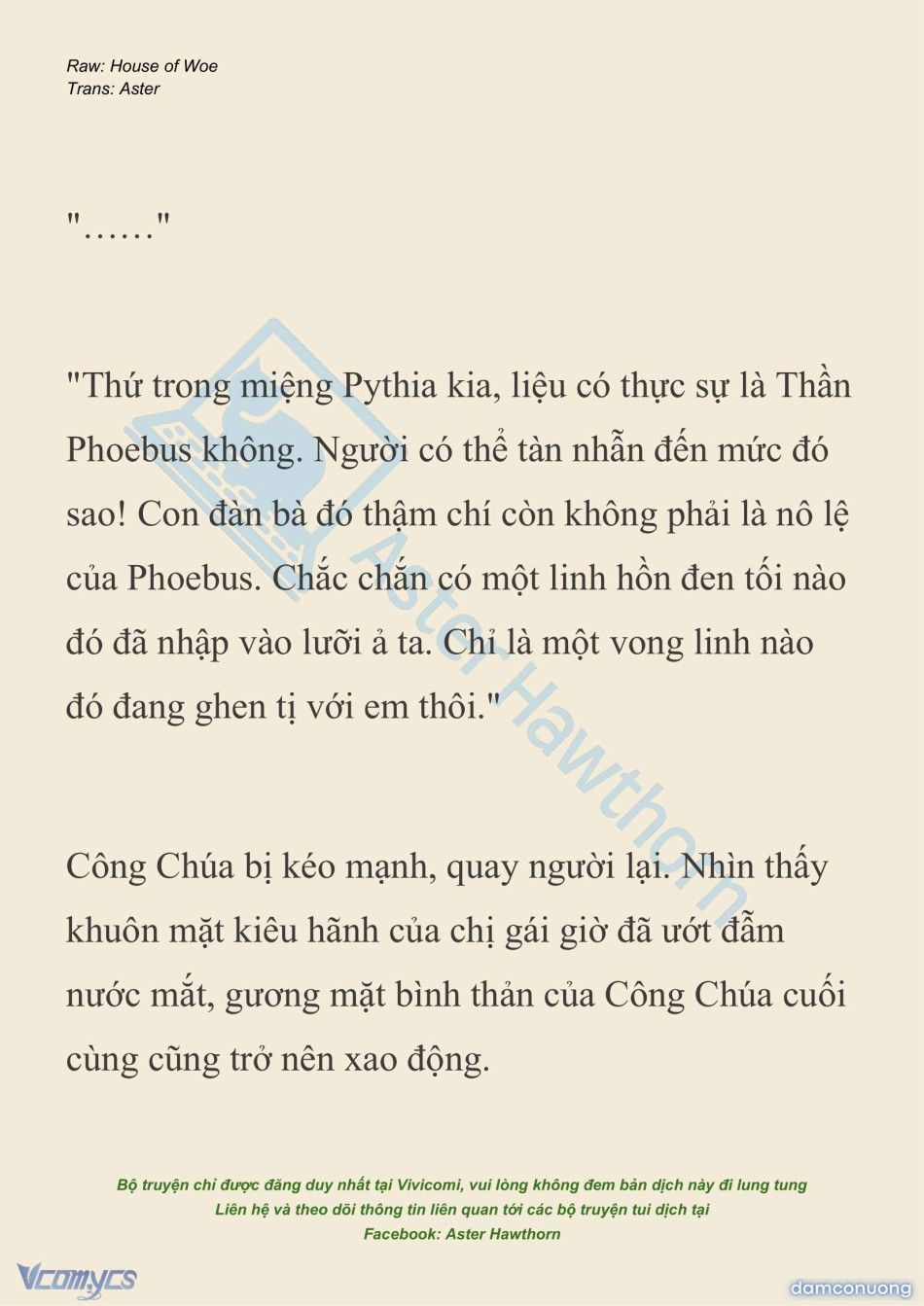 đọc truyện [novel] Dành Cho Các Nữ Thần: Dành Cho Psyche Chương 15 ảnh 6 tại Thiên Thai Truyện